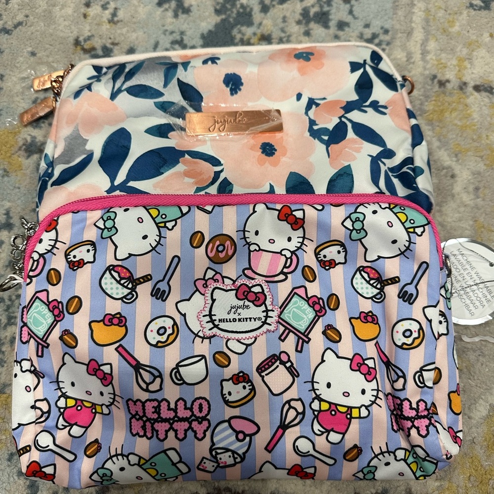 Ju-Ju-Be Hello Kitty Floral and Cartoon Print Bag